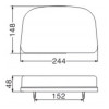 FEU AR 7 FONCTIONS DROIT LEDS