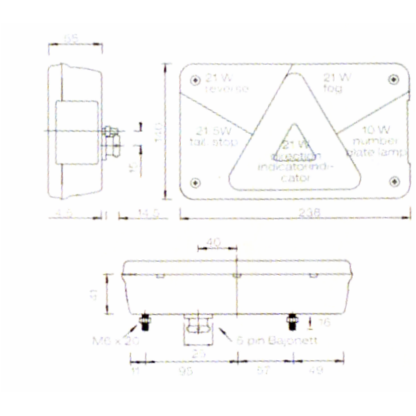 FEU DROIT MULTIPOINT V 8 PINS