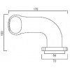 feu d'encombrement SUPERPOINT II version “Earpoint” rouge / blanc / orange droit DC câble 1000mm