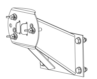 Support de roue de secours pour plateau 3m (34620, 41622)