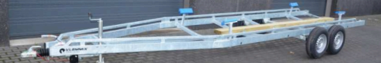 Chariot de stockage 1 x essieu 1800 kg