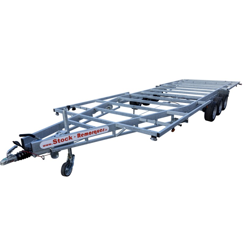 TH 7m80 x 2m44 Version basse 3 essieu x 1800 kg