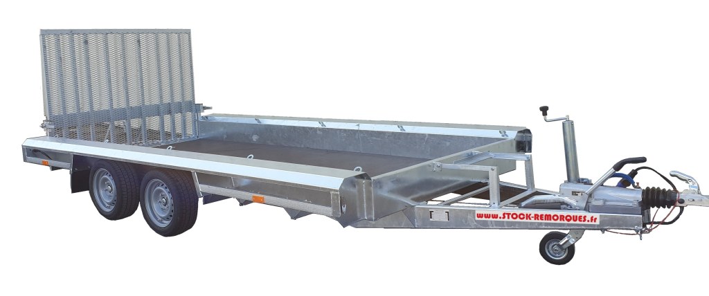 TM 4m x 1m80 porte engin 2 x essieux 1500 kg