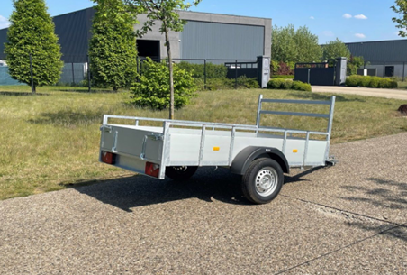 Remorque alu 1 Essieu 3m00 x 1m51 - 750 kg