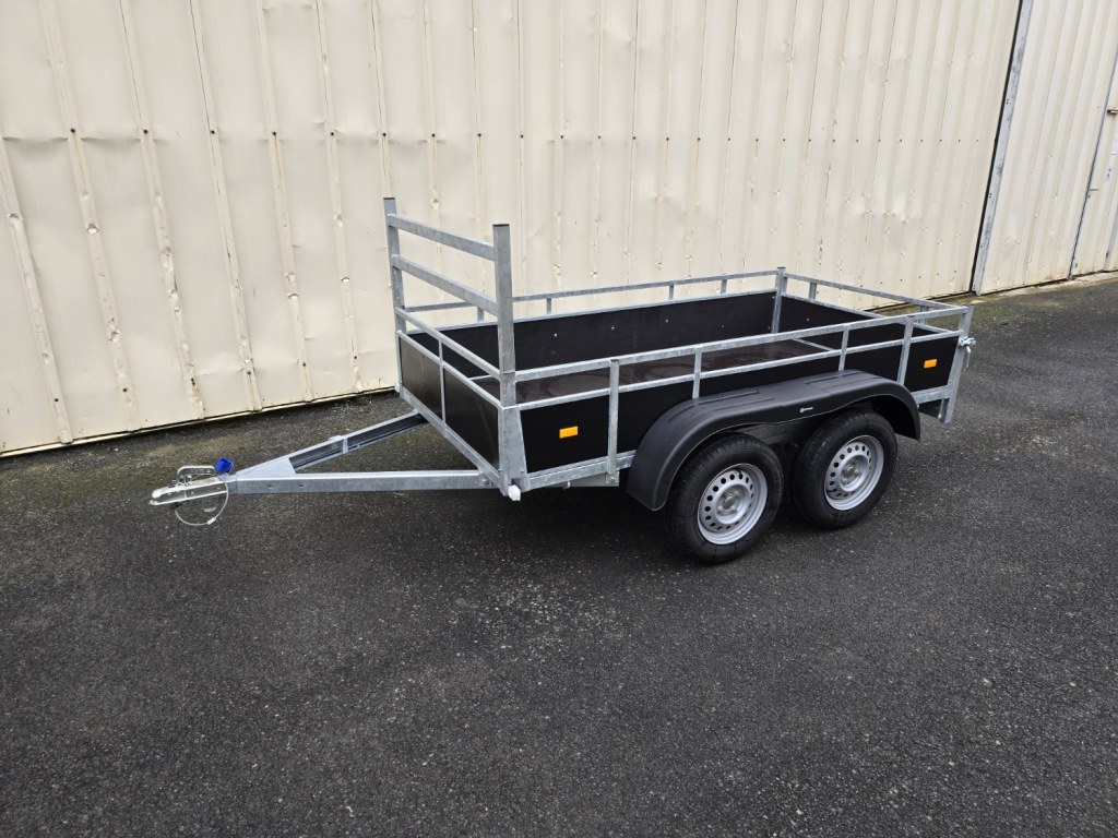 Remorque bois 3m00 x1m31 2 essieux 1000 kg