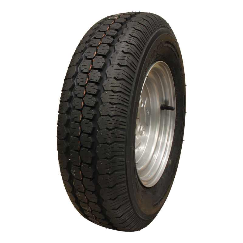 pneu + roue 145 R10C Trailermaxx CR-966 M+S 3.50Bx10H2 + ET-2,5 60/100/4 métal gris