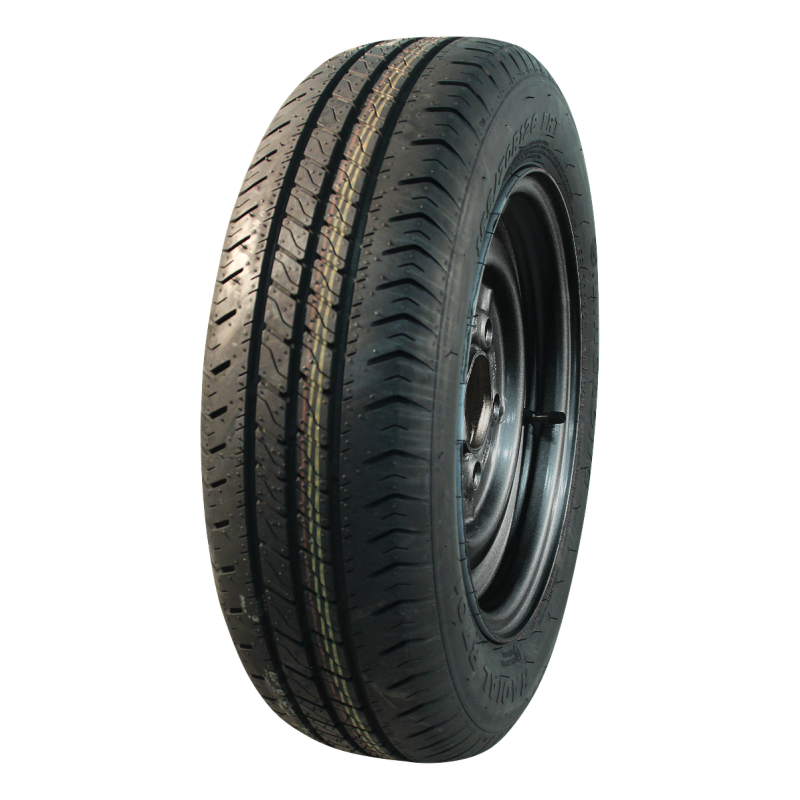 pneu + roue 195/60 R12C R701 M+S 5½Jx12H2 ET30 67/112/5 métal noir