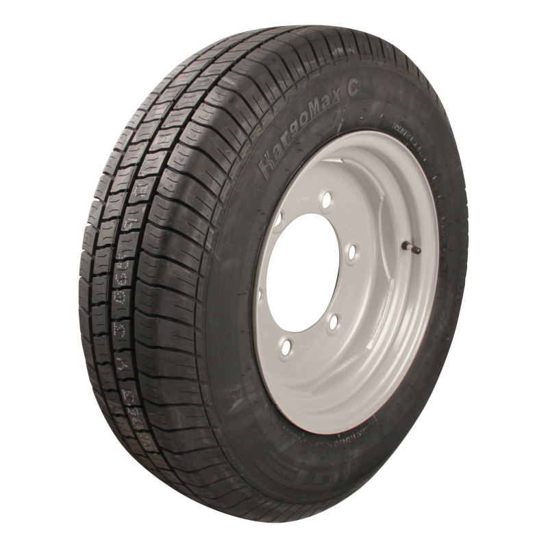 pneu + roue 185 R14C Kargomax ST-6000 M+S 6Jx14H2 ET-5 161/205/6 métal gris
