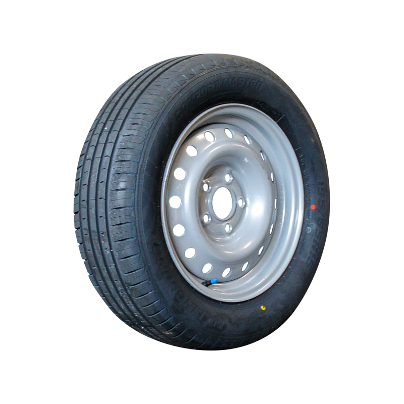 pneu + roue 195/65 R15 Comfort Master M+S 5½Jx15H2 ET30 66,5/112/5 métal gris