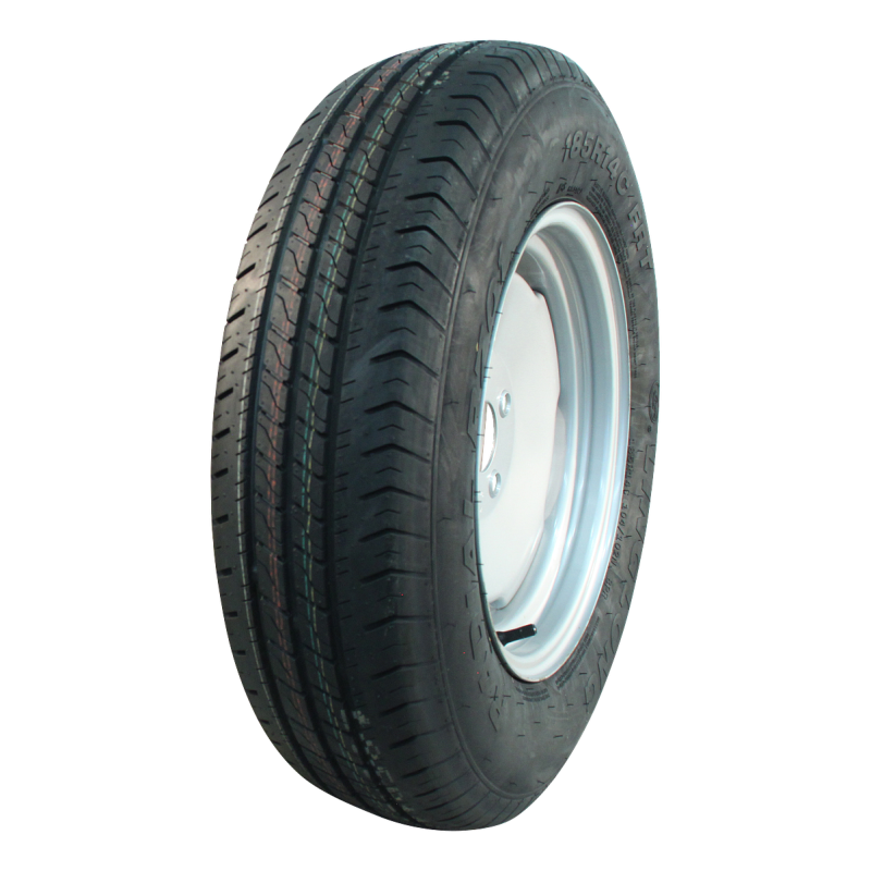 pneu + roue 185/70 R13 R701 M+S 4Jx13H ET0 60/100/4 métal gris vert