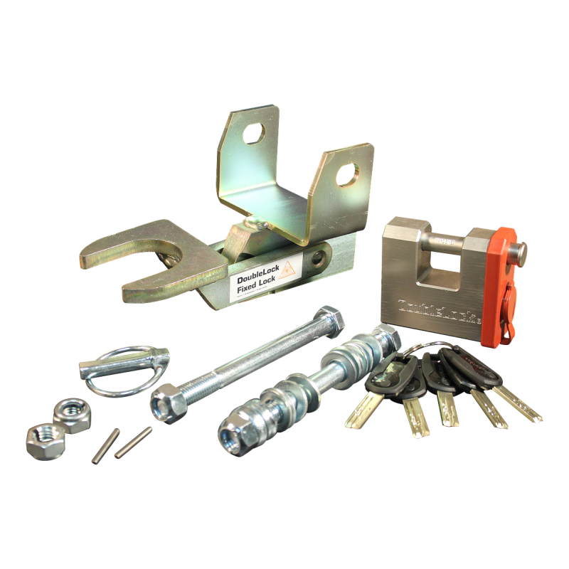 Fixed Lock EM350 remorques freinée Knott, Winterhoff 3500kg SCM 1x horizontal / 1x vertical M14