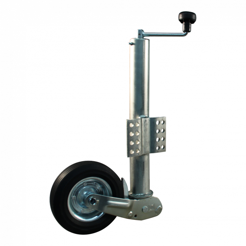 roue jockey escamotable Ø60mm 200x60mm jante en acier