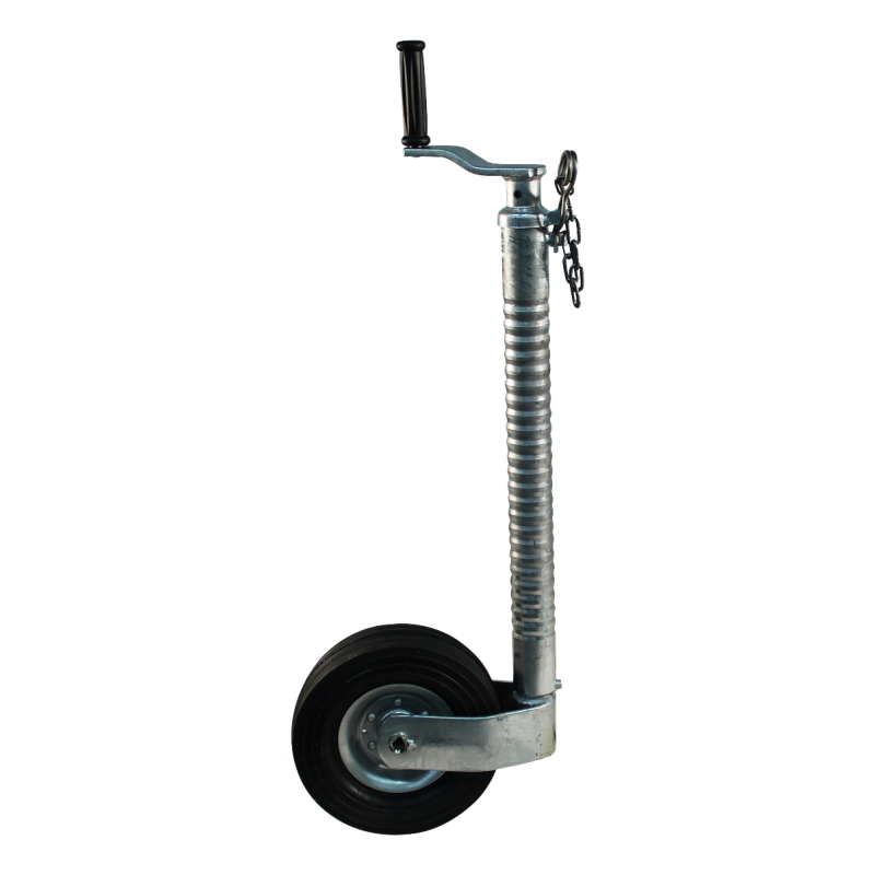 roue jockey renforcée à gorges Ø48mm 220x70mm jante en acier