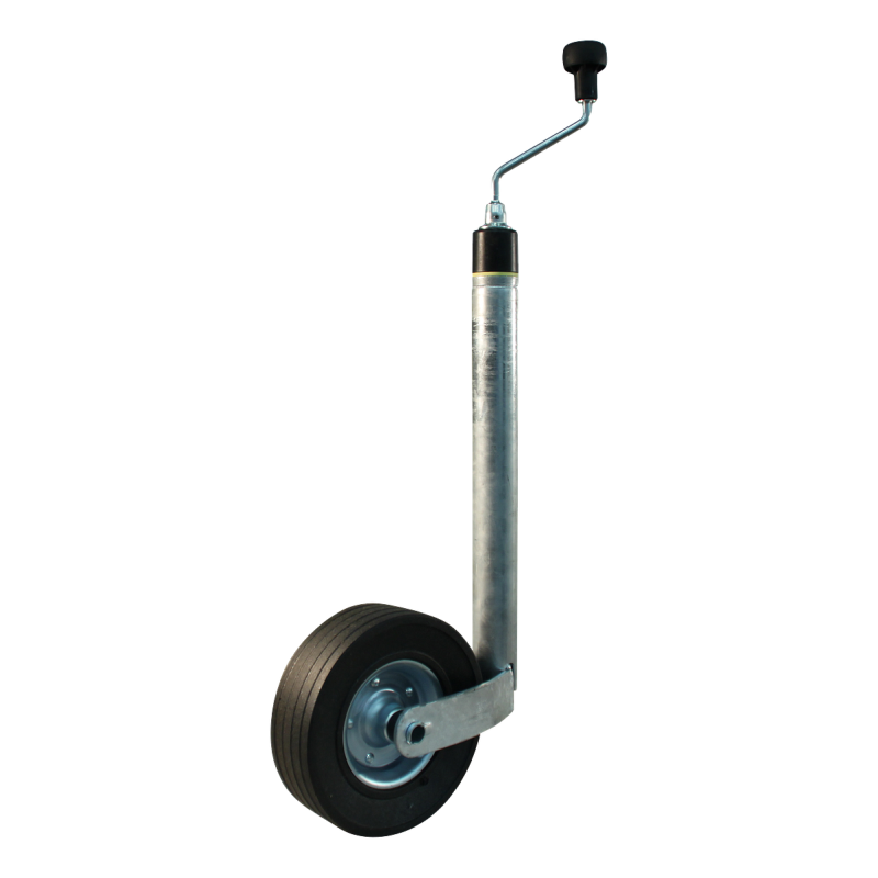 roue jockey Ø48mm 225x70mm jante en acier avec indicateur de charge du timon