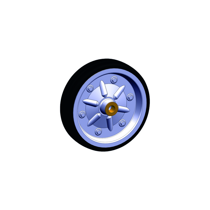 roue seule 280x68mm jante en acier