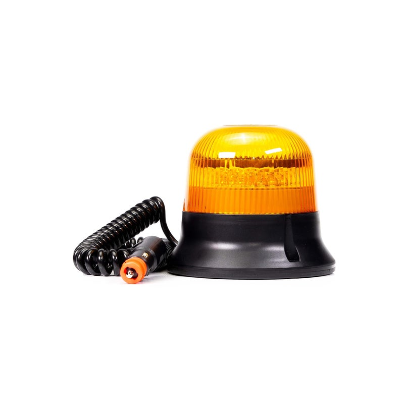 R65 Gyrophare LED, double flash, aimant, 24V câble de 3m