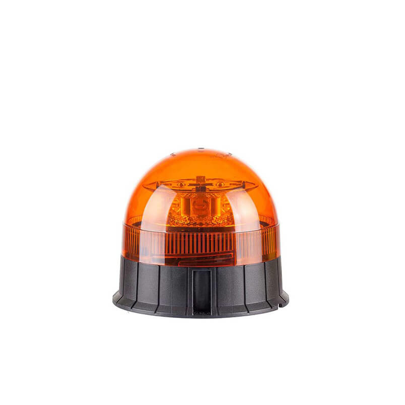 gyrophare LED orange 12/24 V câble de 20 cm