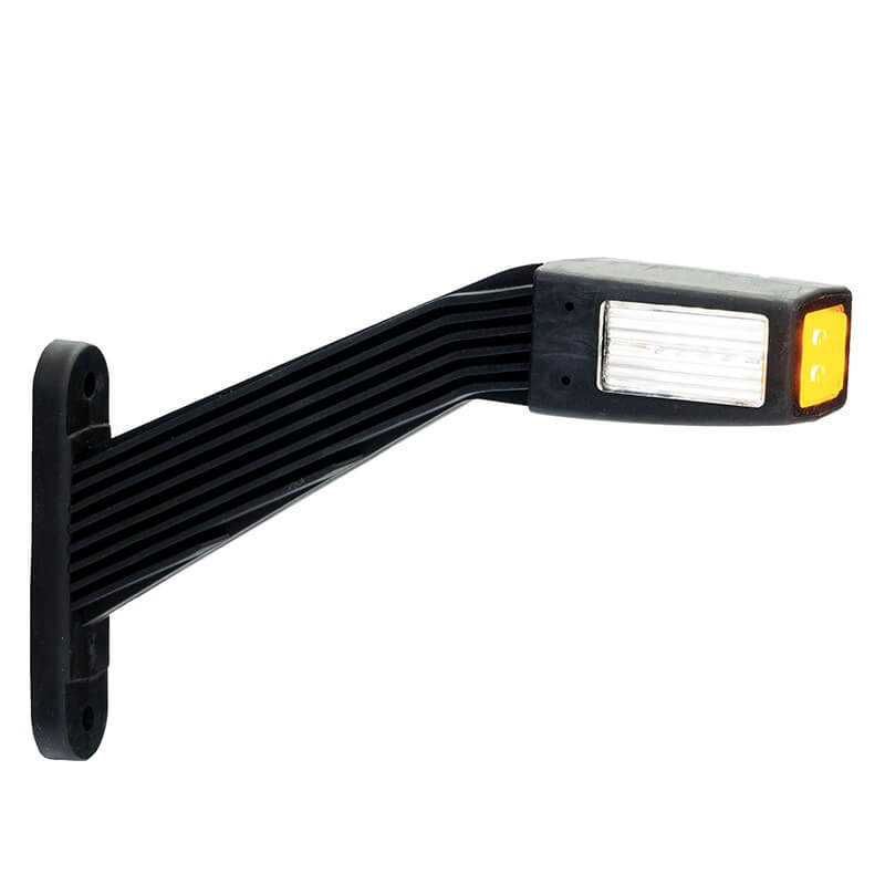 feu d'encombrement LED 183 x 131 x 52mm rouge/blanc/orange gauche 12/24V