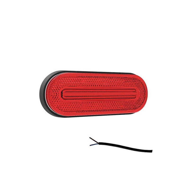 Feu de position LED Rouge | 12-24V | 50cm cable