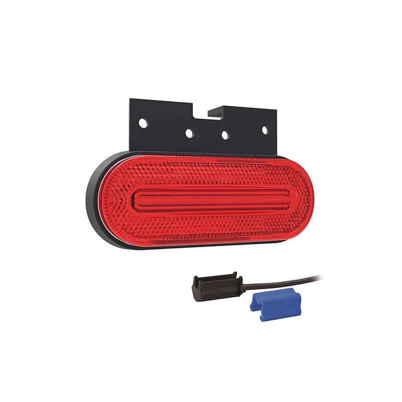 Feu de position LED rouge | 12-24V | 0,75mm². connecteur