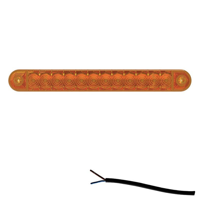 Feu de position LED orange | 12-24V | câble de 50cm.