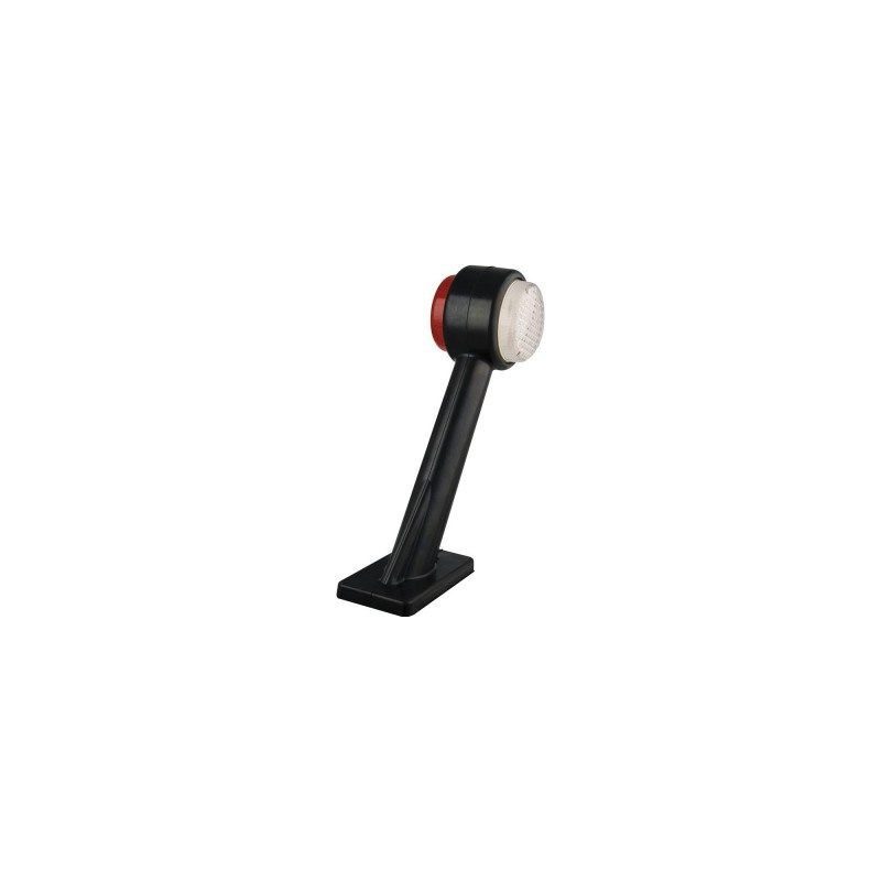 feu d'encombrement rood/wit droit câble 200 mm 12/24V