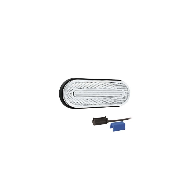 LED feu de position blanc 0,75mm² connector 12-36V