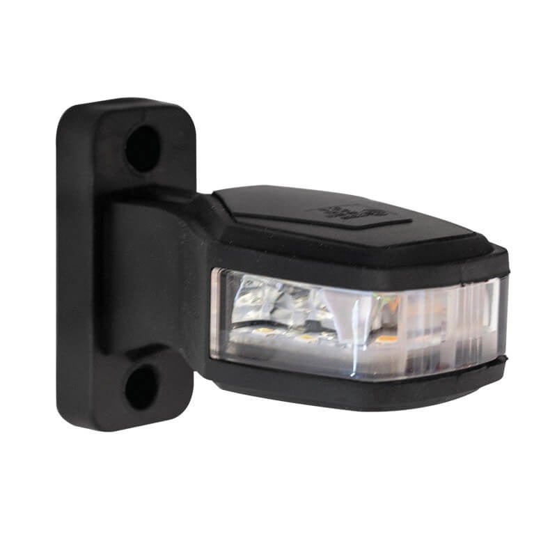 Droite | LED feu de gabarit LED | 12-24V | 30cm. cable | rouge/blanc
