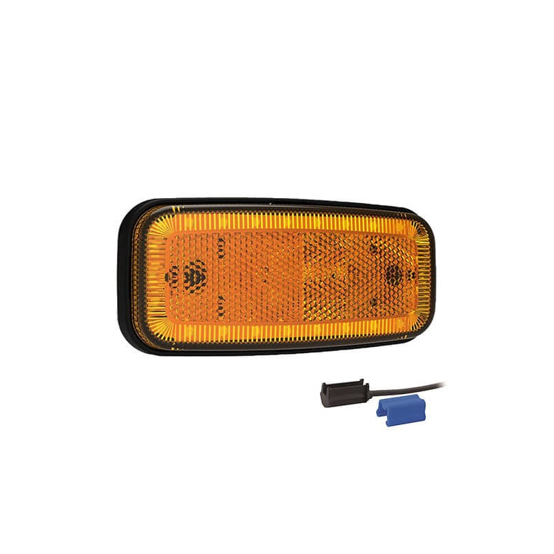 Feu de position LED orange | 12-24V | 0,75mm². connecteur