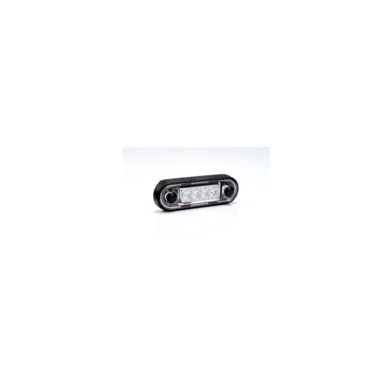 Feu de position LED encastré vert 24V 0,15m de câble