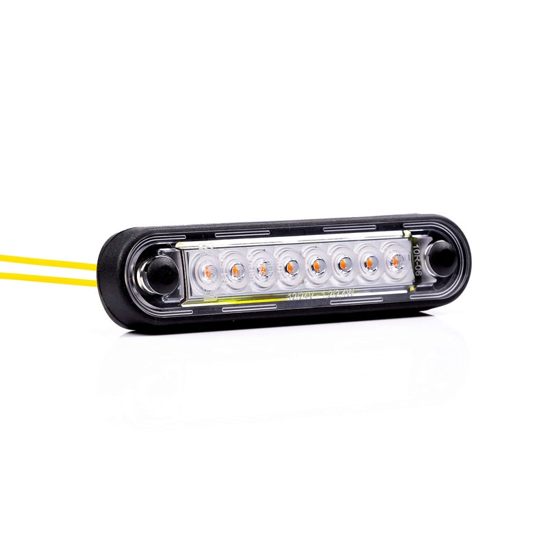 Feu de position LED /long ambre | 12-24V | 0.15m. cable