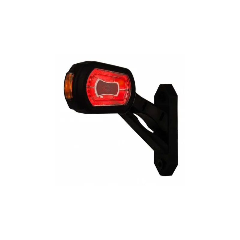 feu d'encombrement rouge/blanc/orange universel gauche 50cm câble 12/24vV