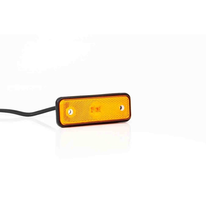 LED feu de position LED de couleur orange | 12-24V | cable de 50cm. | connecteur 0.75mm².