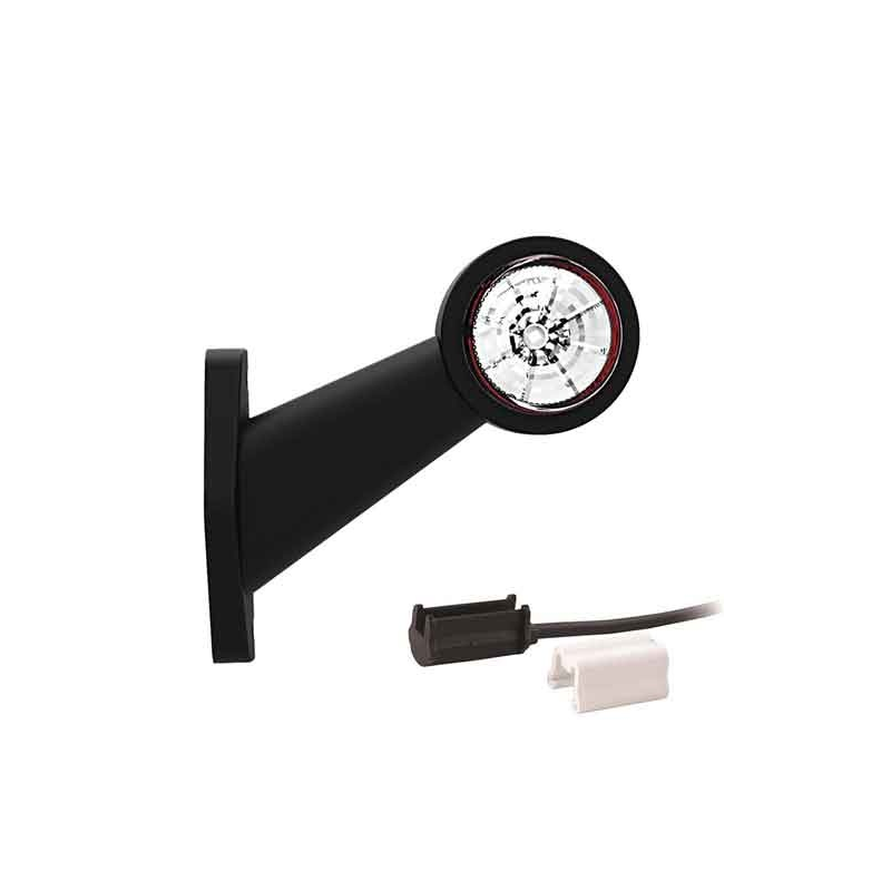 feu d'encombrement rood/wit gauche P&R câble 200mm, 1,5mm² 12/24V