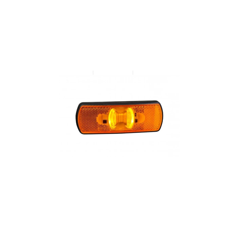 LED feu de position latéral orange fluo 12-24V