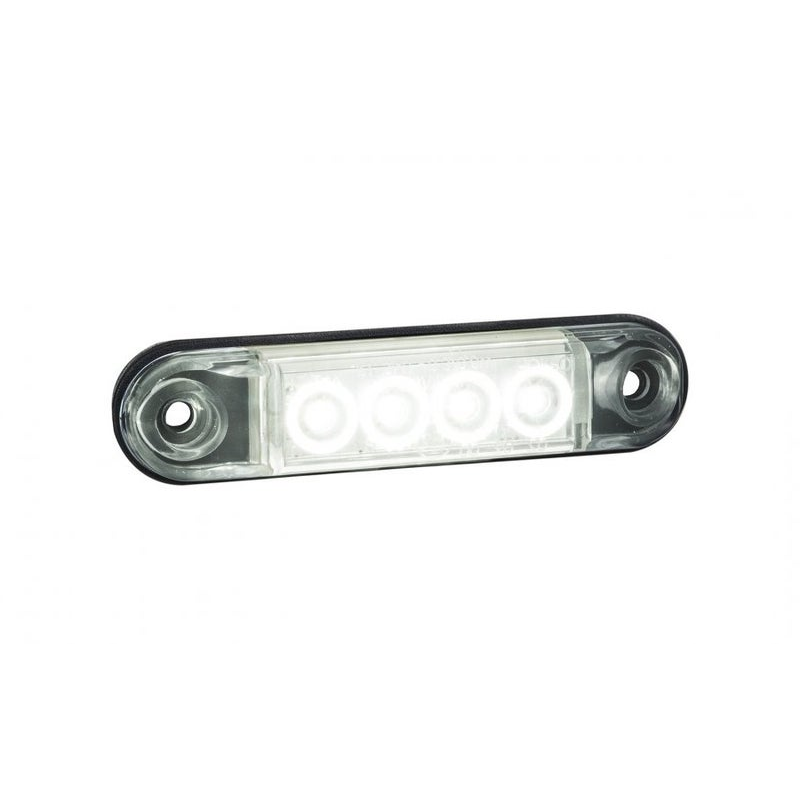 Feu de position LED orange avec support | 24V | 50cm cable