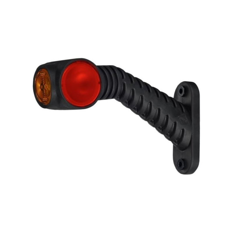 Gauche | Feu de gabarit LED rouge/blanc/ambre | 12-24V | 50cm. cable
