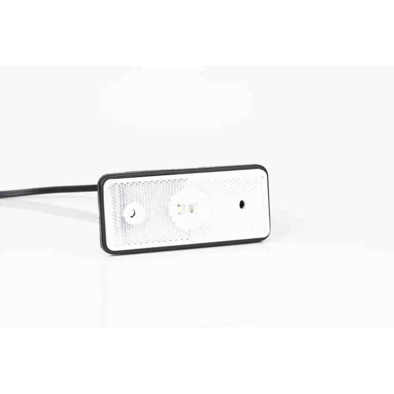 Feu de position LED blanc | 12-24V | 50cm. câble avec 1,5mm². connecteur