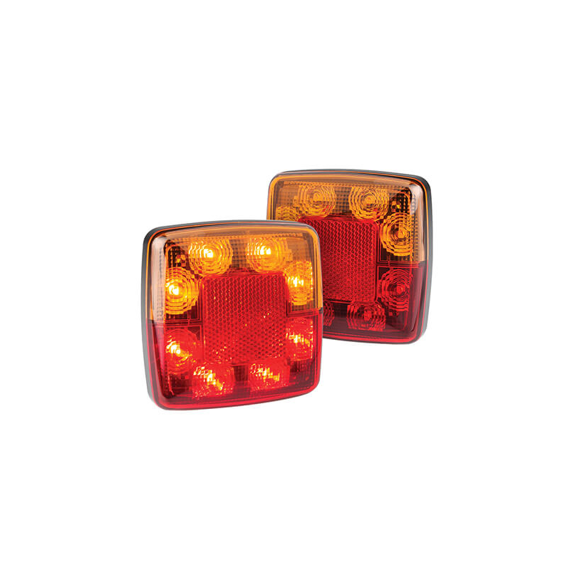 feu arrière LED câble universel 12 V  (ensemble de 2 pièces)