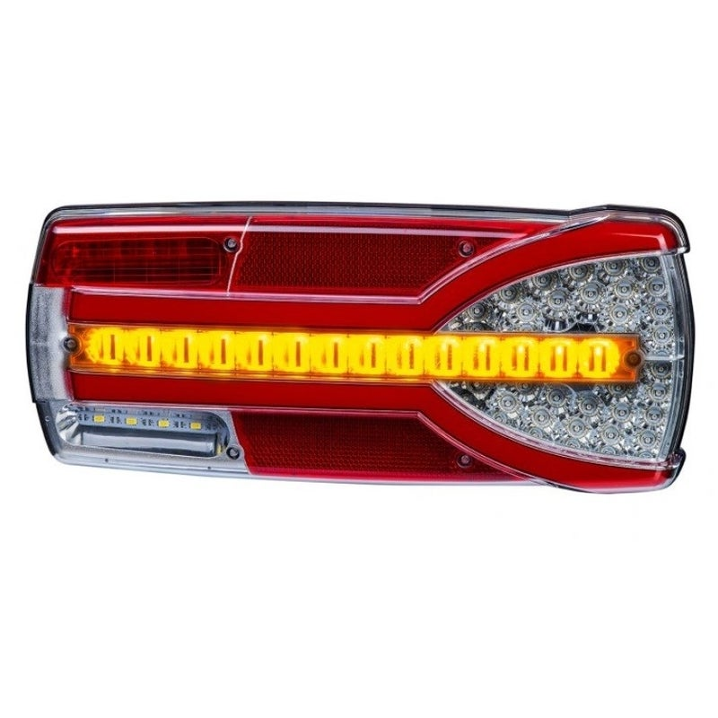 Droite | Feu arrière LED dynamique clignotant | 12-24V | Connecteur AMP 7-PIN