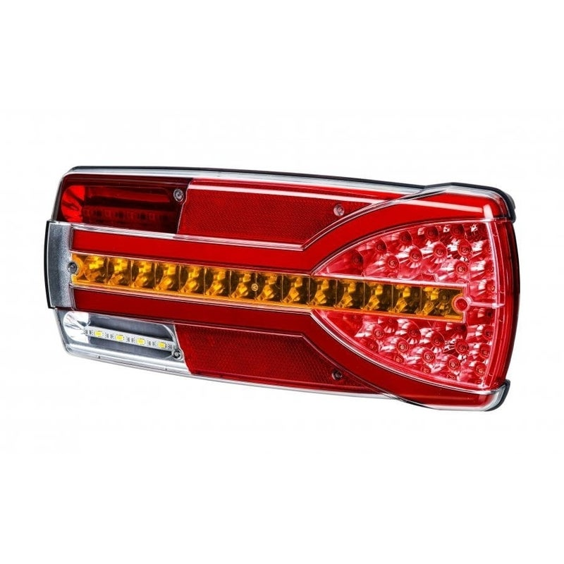 Droite | Feu arrière LED feu clignotante dynamique | 12-24V | 7-PIN AMP