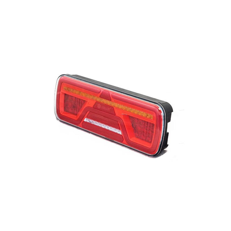 LED neon achterlicht LED 7 PIN's AMP connector + 4x SuperSeal droit 12/24V Lavaflow