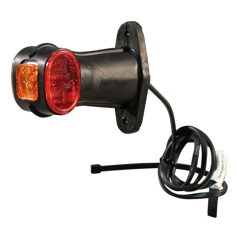 feu d'encombrement SUPERPOINT II version “courte” rouge / blanc / orange DC câble 1000mm