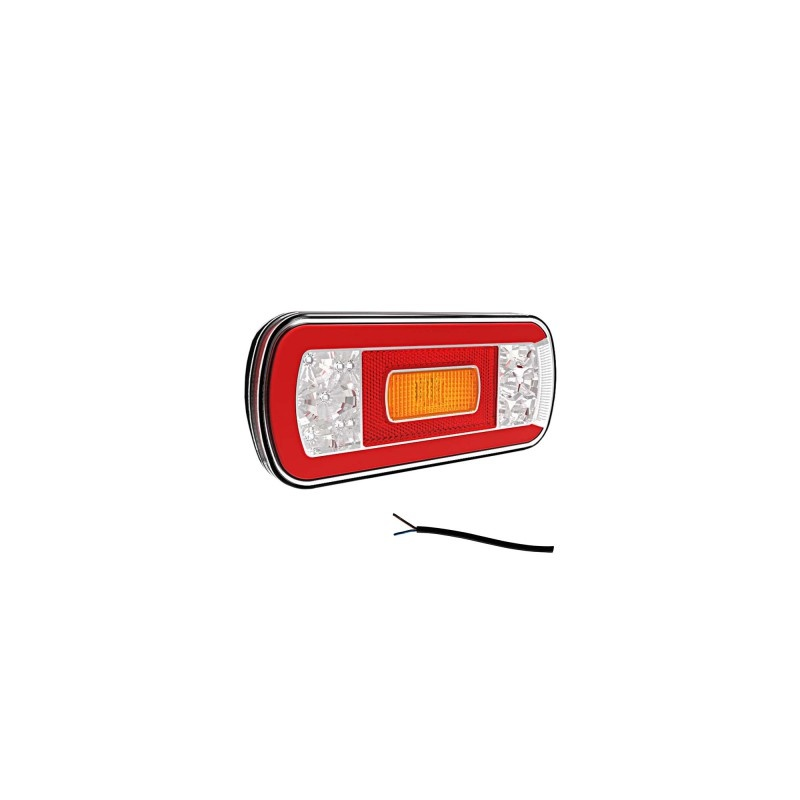 feu arrière LED câble universel 12/24V Lavaflow IP 68