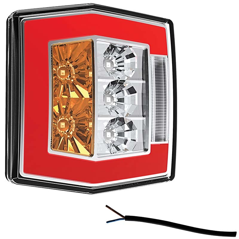 feu arrière LED câble universel 12/24V Lavaflow