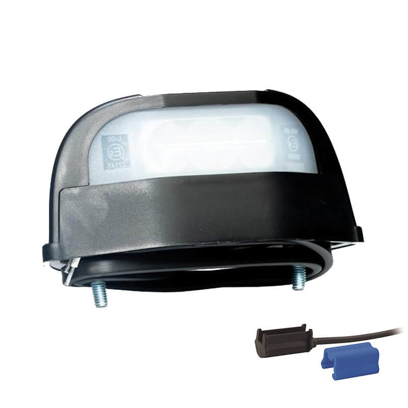 éclairage de plaque LED 12/24vV DC câble 500mm, 0,75mm²