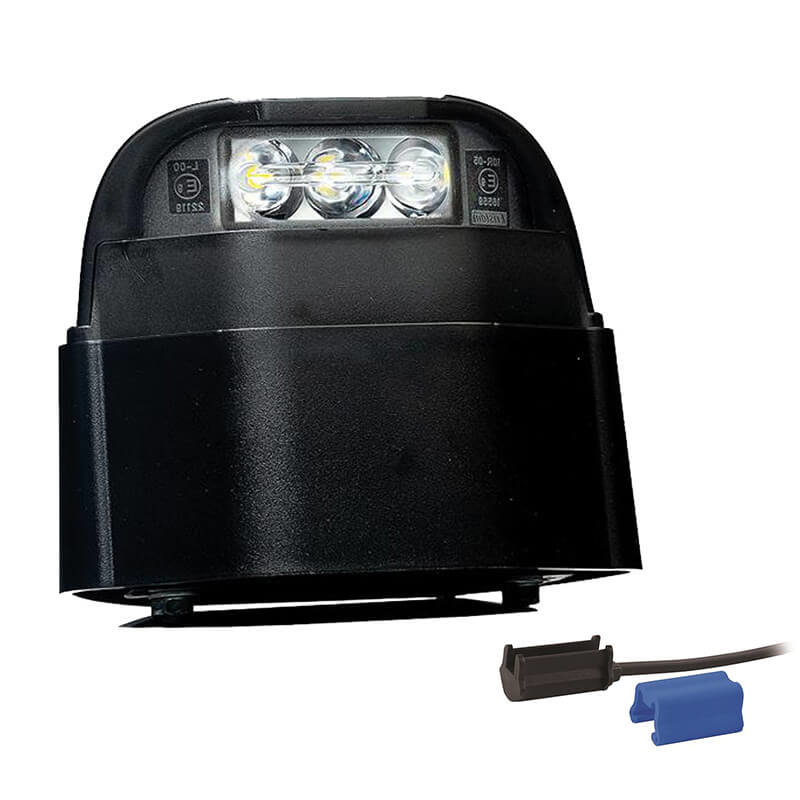 éclairage de plaque LED 12/24vV DC câble 500mm, 0,75mm²