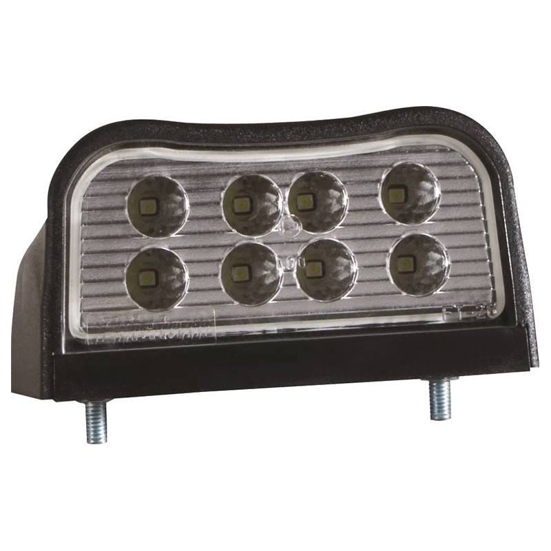 éclairage de plaque LED 12/24V P&R câble 200mm, 2x 1,5mm² rood/wit