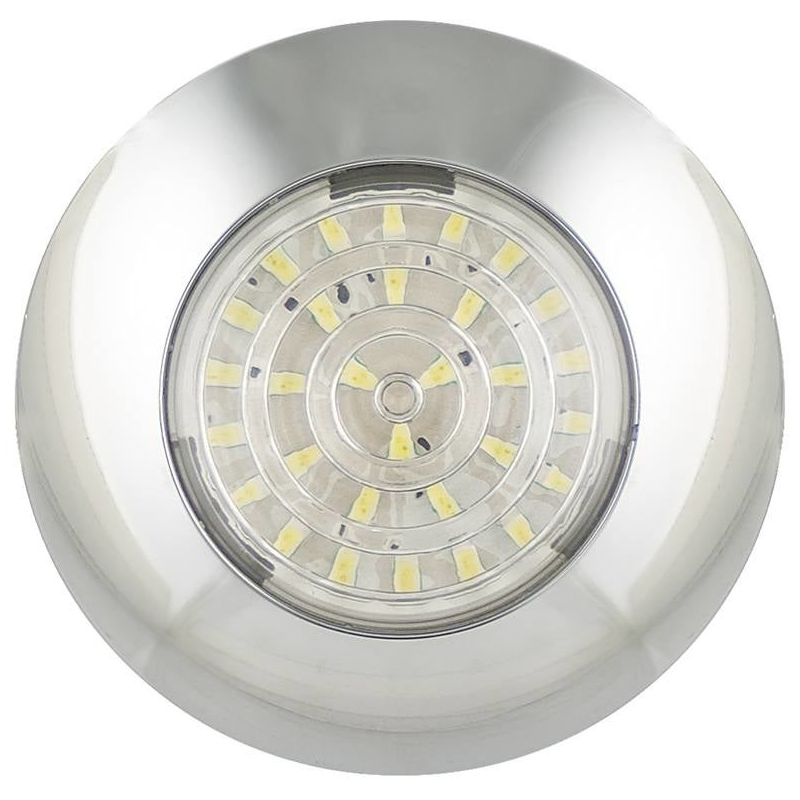 Eclairage intérieur LED | chrome | 12V | lumière blanche froide