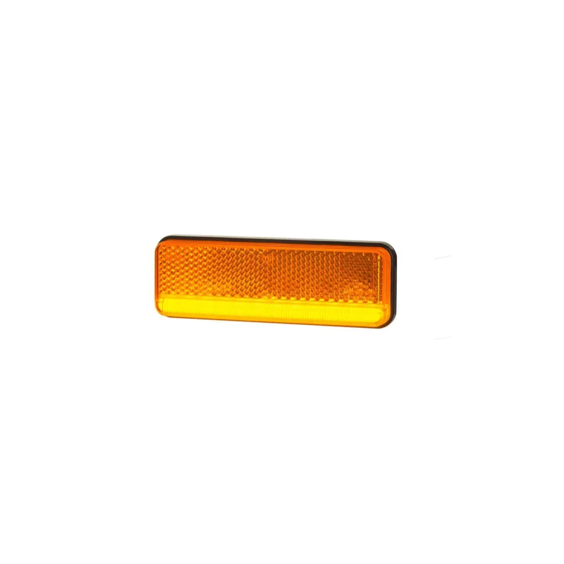 feu de position latéral orange fluo extrémité ouverte 12-24V